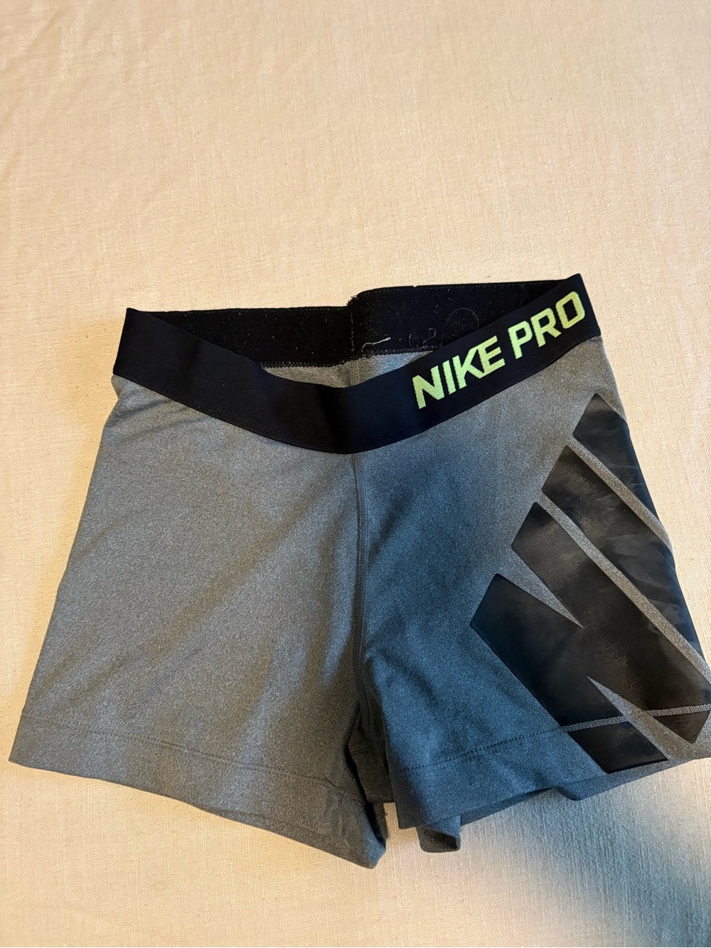 Women's Gray Nike Pro Shorts